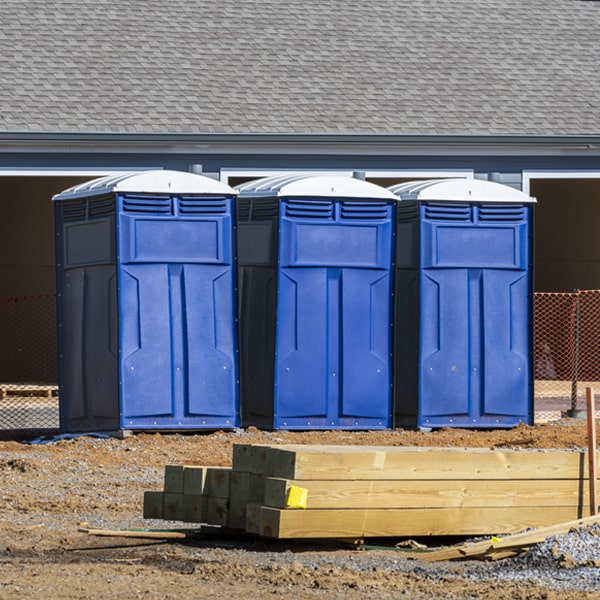 what is the maximum capacity for a single porta potty in Biwabik MN